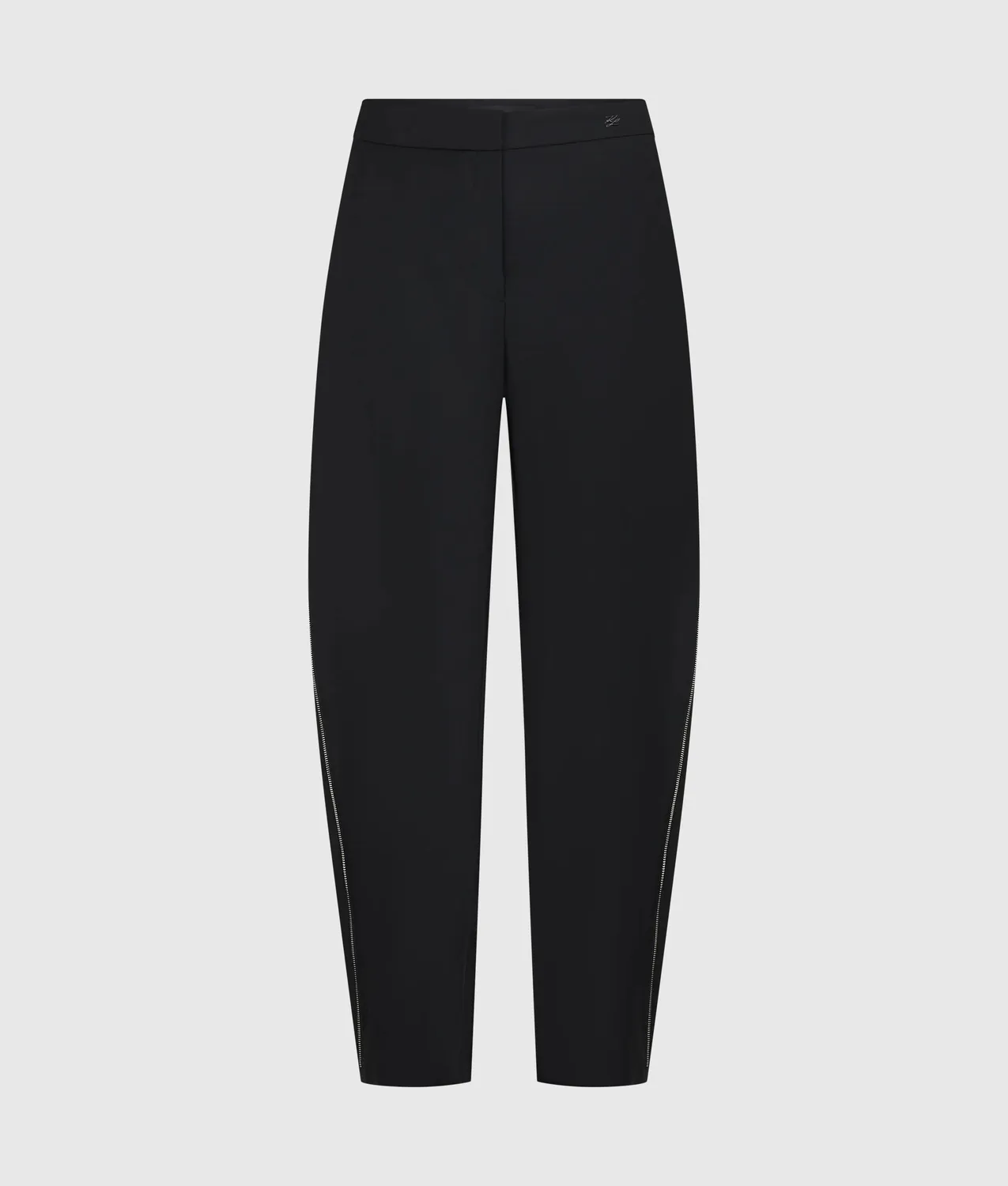 Karl Lagerfeld Barrel-Leg Zip Pants Wollmix