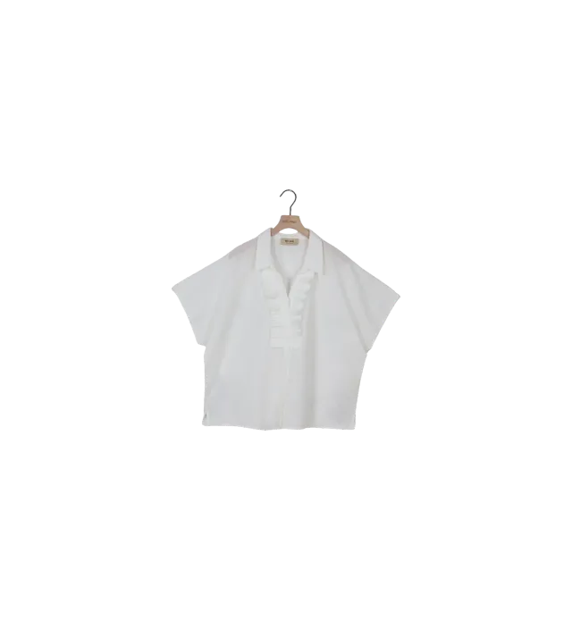 Mos Mosh MMBiana SS Shirt Kurzarmbluse White XL Leinenmix
