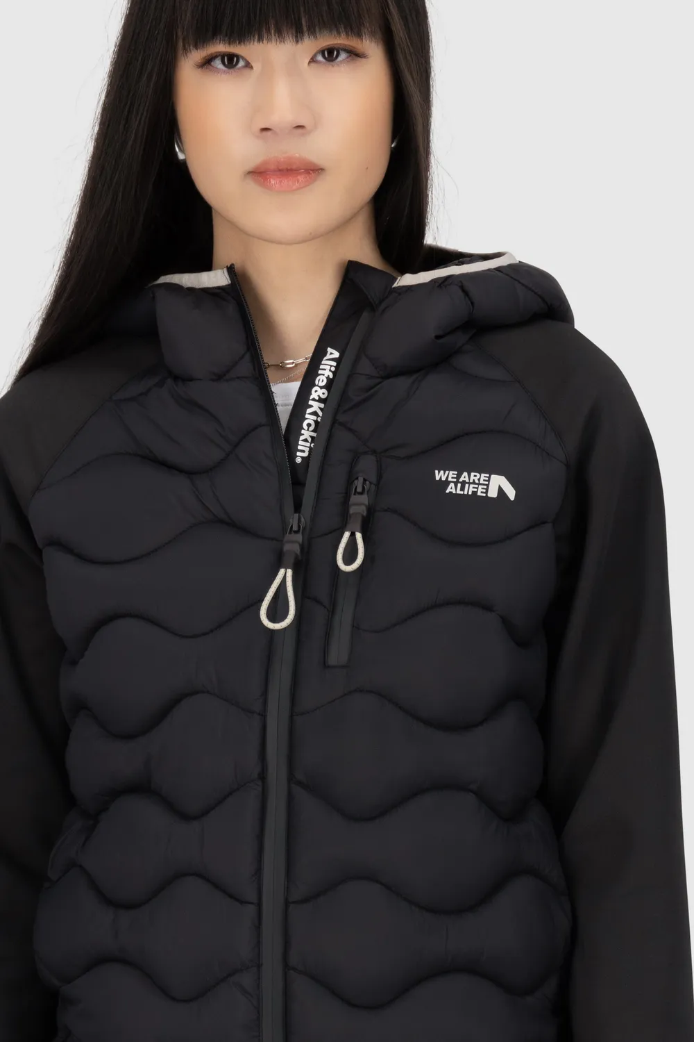 Alife & Kickin ArwenAK A Hybridjacke Schwarz Damen