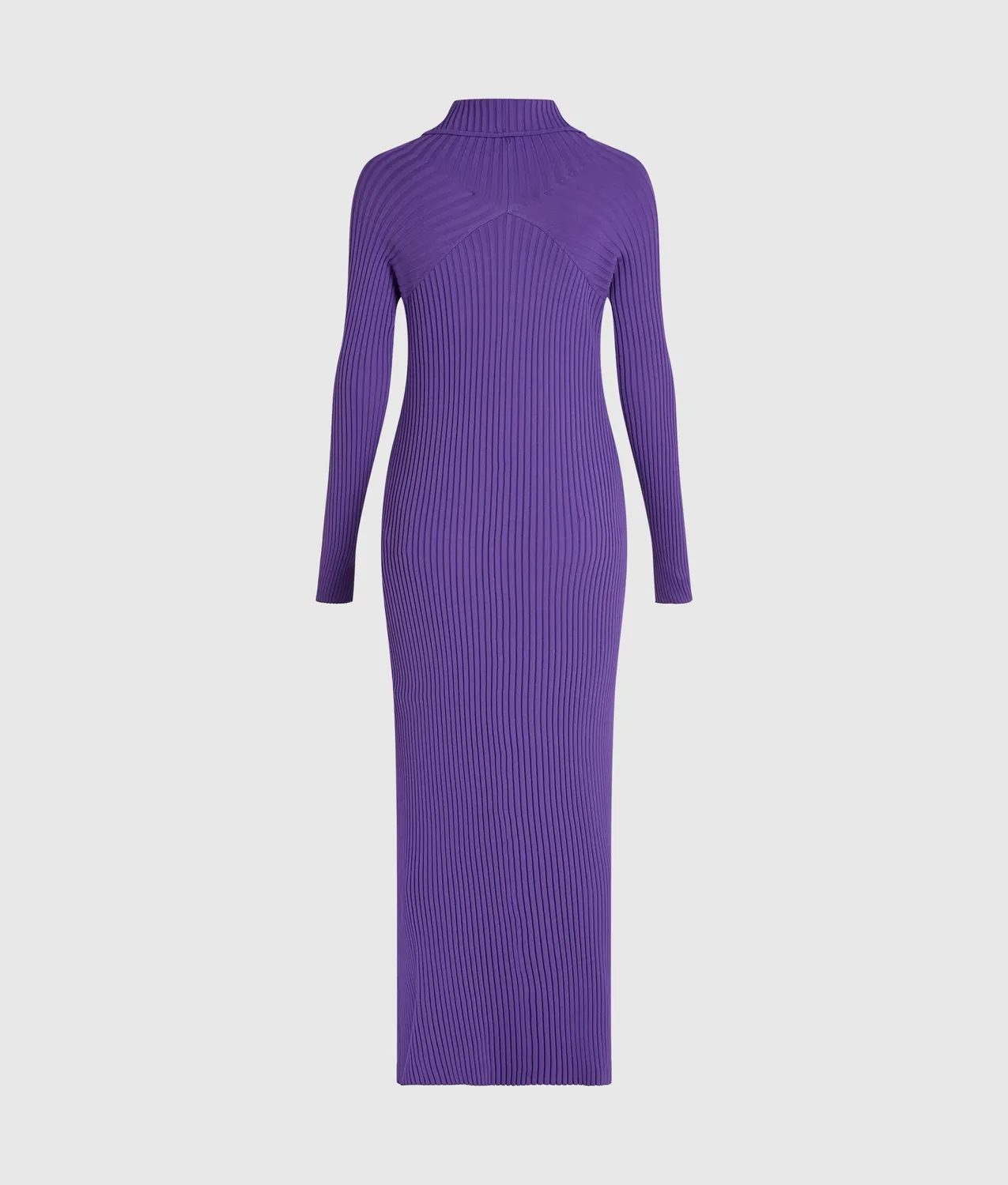 Karl Lagerfeld KL Jeans Zipped Maxi Strickkleid Ripp