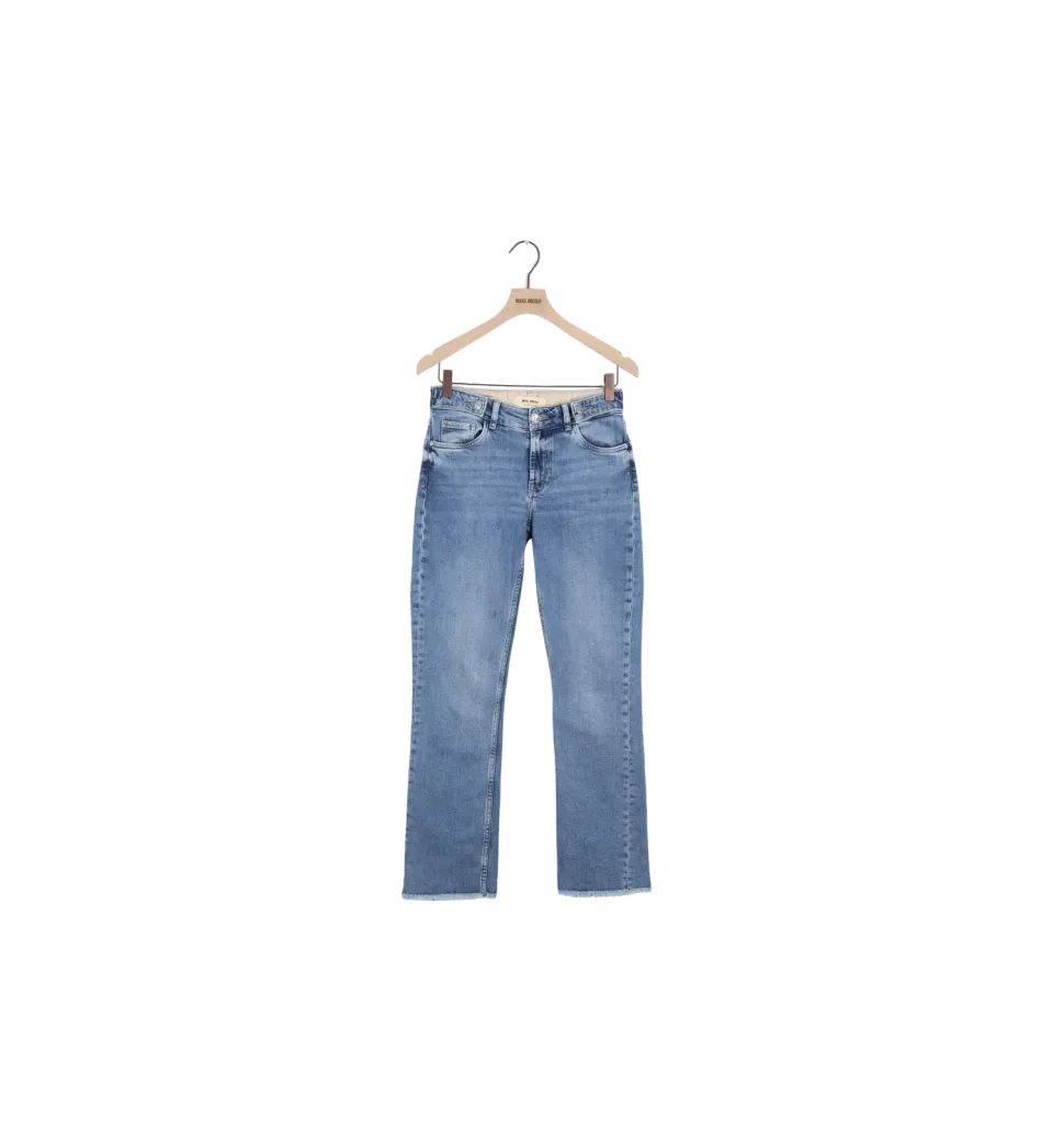 Mos Mosh ReLoved MMAshley Mateos Twist Jeans Blau 24 Flare