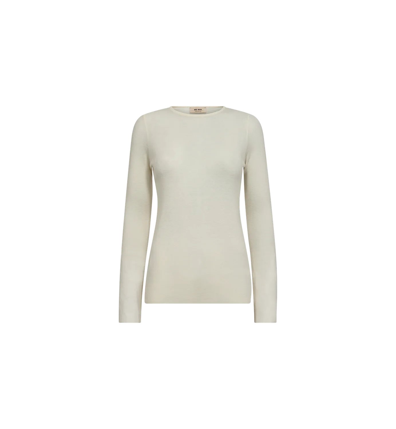 Mos Mosh MMBouch Pullover Ecru Slim Wolle