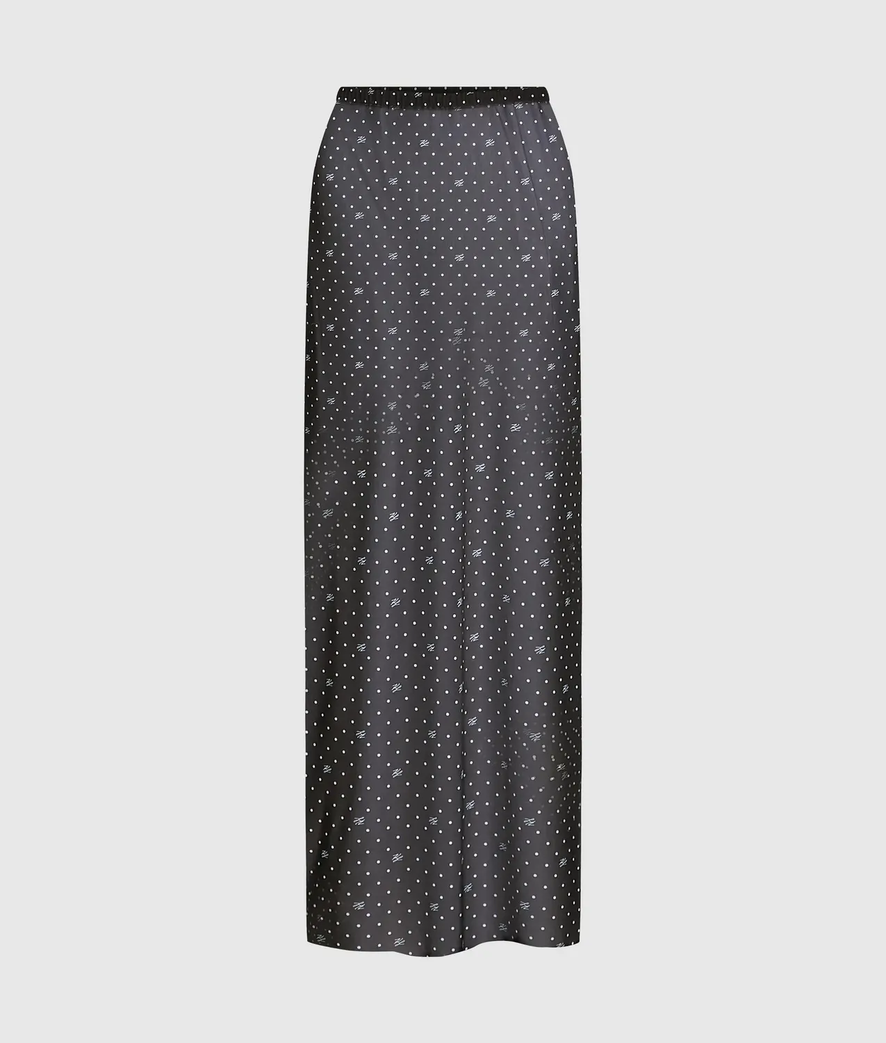 Karl Lagerfeld Polka Dot Mesh Pareo Maxi transparent