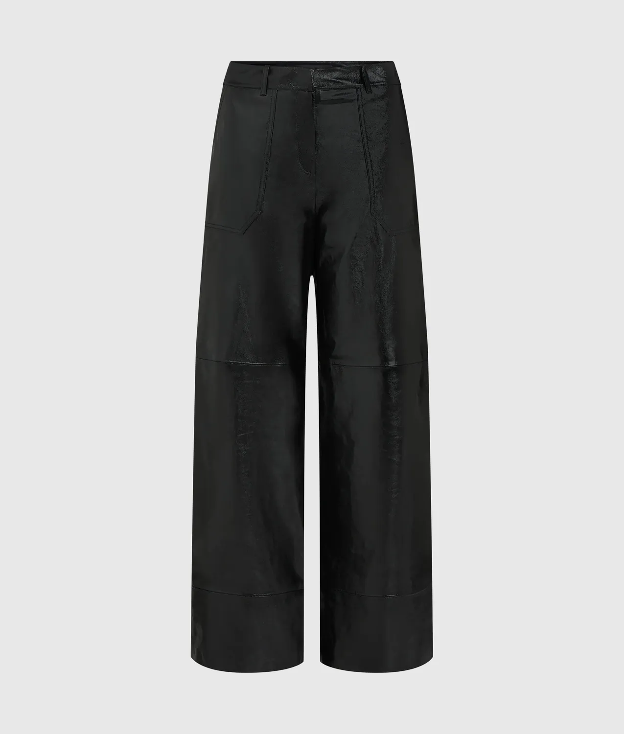 Karl Lagerfeld Classics Lederhose Wide-Leg Ziegenleder