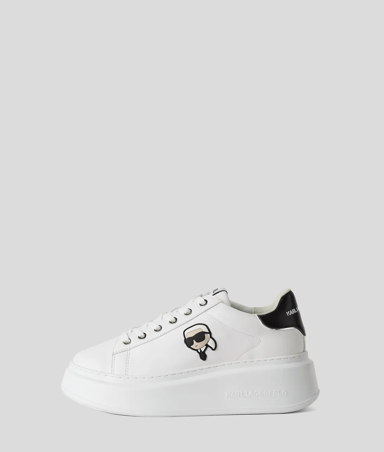 Karl Lagerfeld Ikon NFT Kapri Sneaker Schnürer weiß