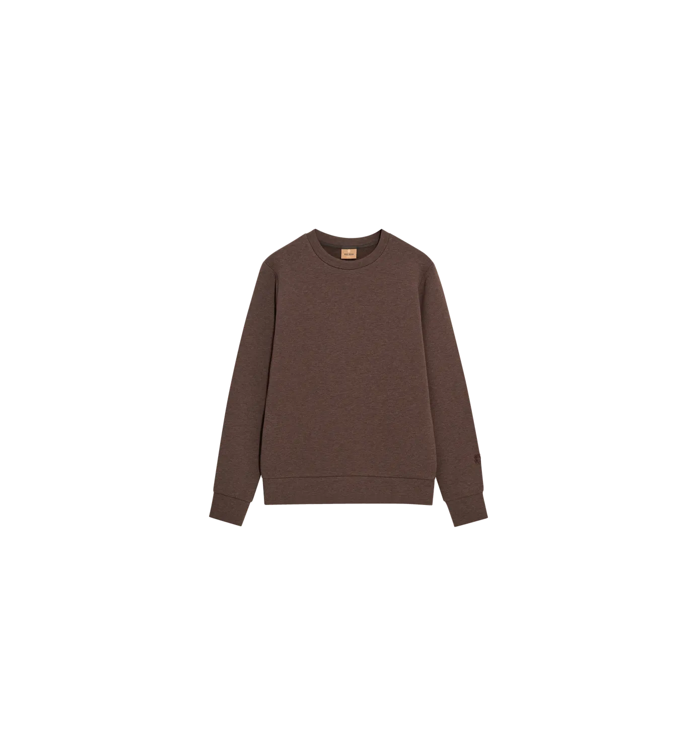 Mos Mosh Gabel Crew Sweatshirt Braun Melange S-XXL
