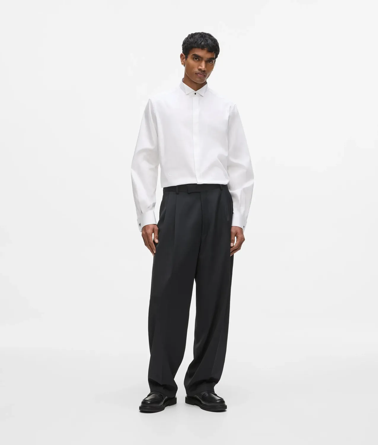 Karl Lagerfeld Slim-fit Hemd Weiß Baumwolle Herren