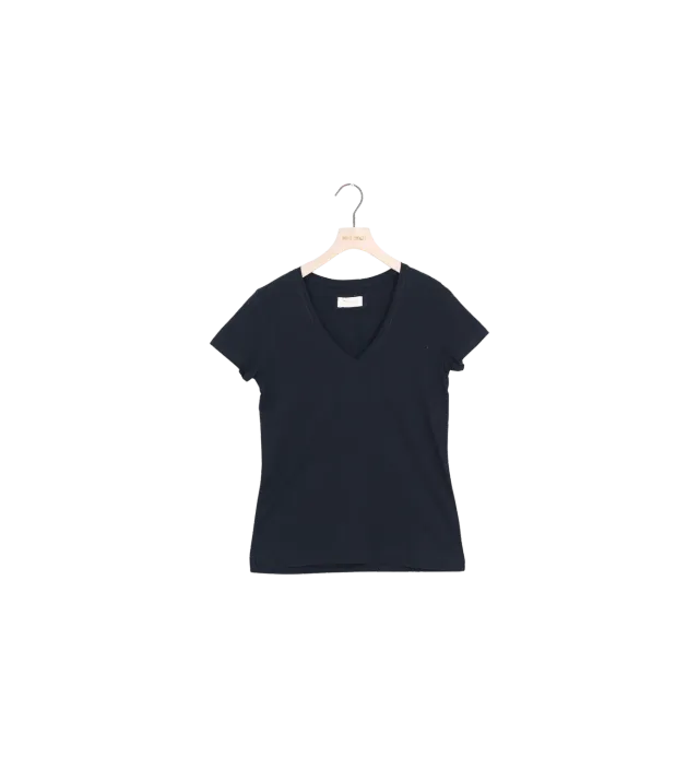 Mos Mosh ReLoved MMArden V-Neck T-Shirt Schwarz XS
