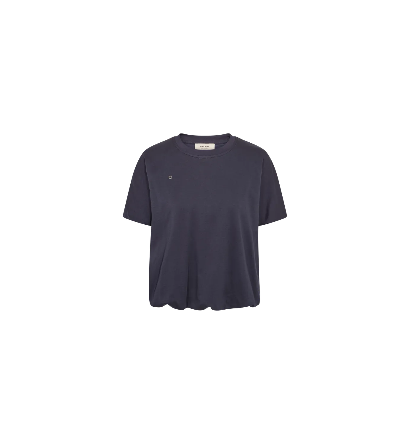 Mos Mosh MMElli O-Neck Balloon T-Shirt Navy relaxed