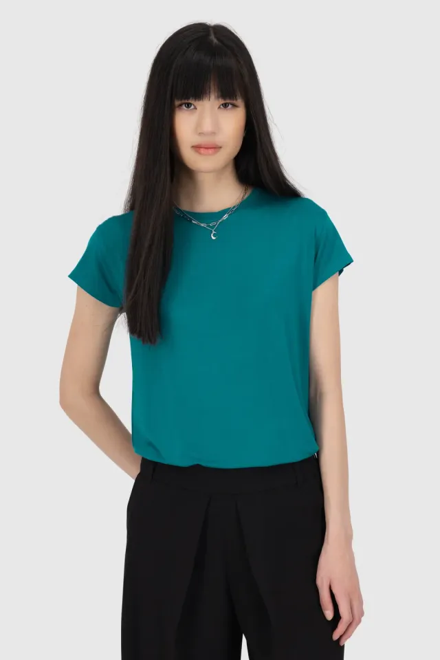 Alife & Kickin AriAK T-Shirt Damen hellgrün 3er Viskose