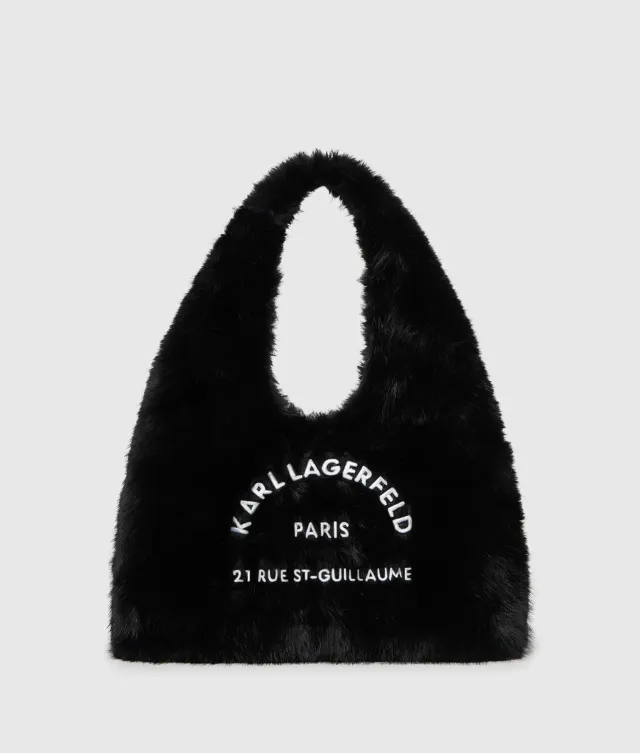 Karl Lagerfeld Rue St-Guillaume Hobo Plüsch