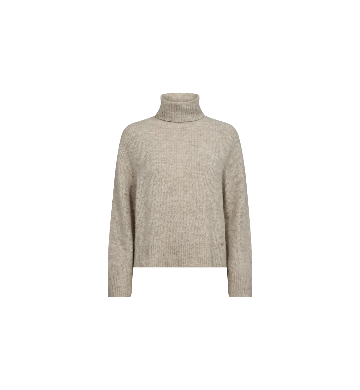 Mos Mosh Aidy Thora Rollkragenpullover Schwarz Regular