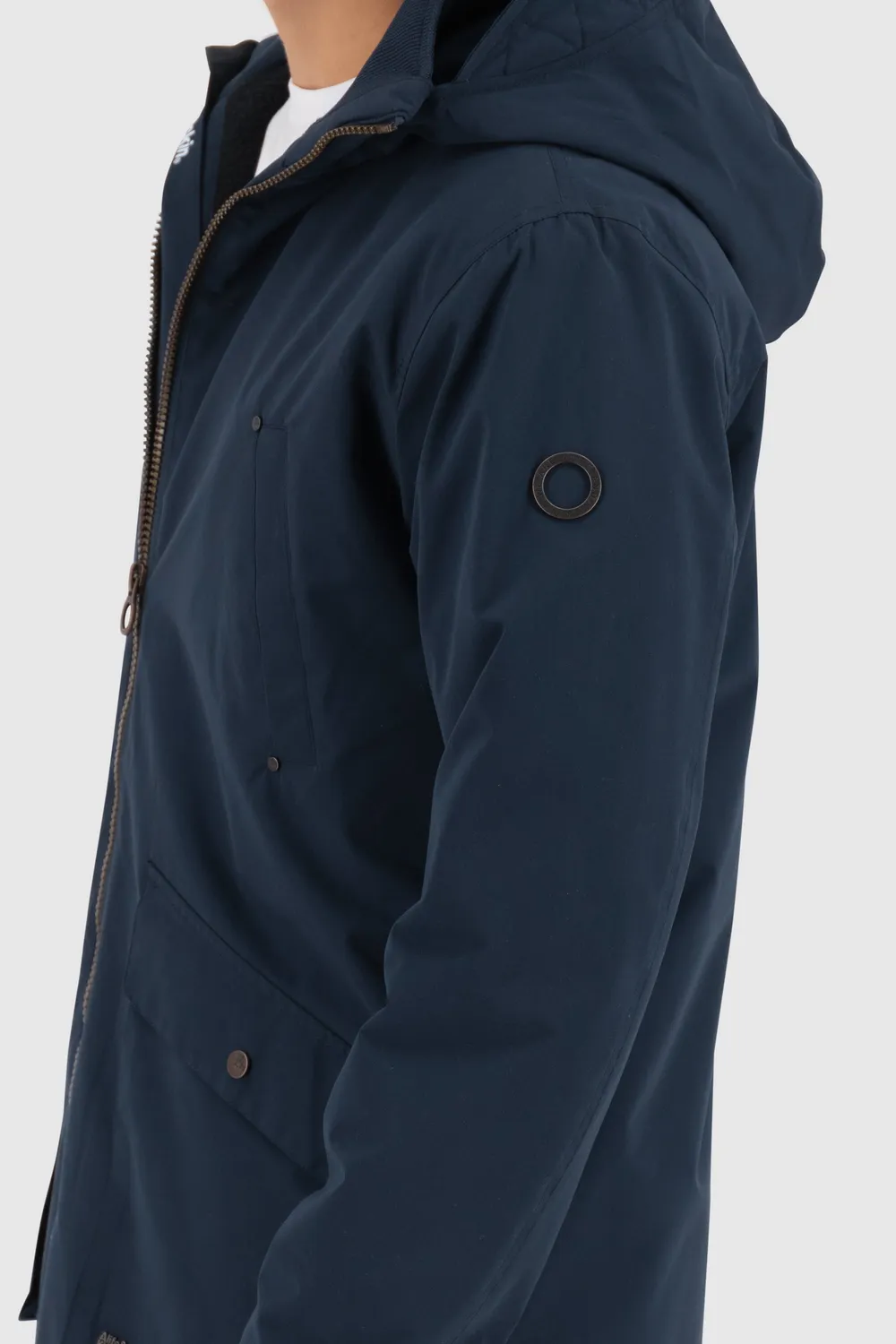 Alife & Kickin RonAK A Parka Dunkelblau Herren Winter