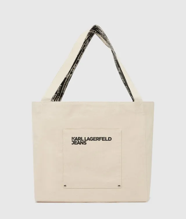 Karl Lagerfeld KL Jeans Reversible Linear Logo Shopper