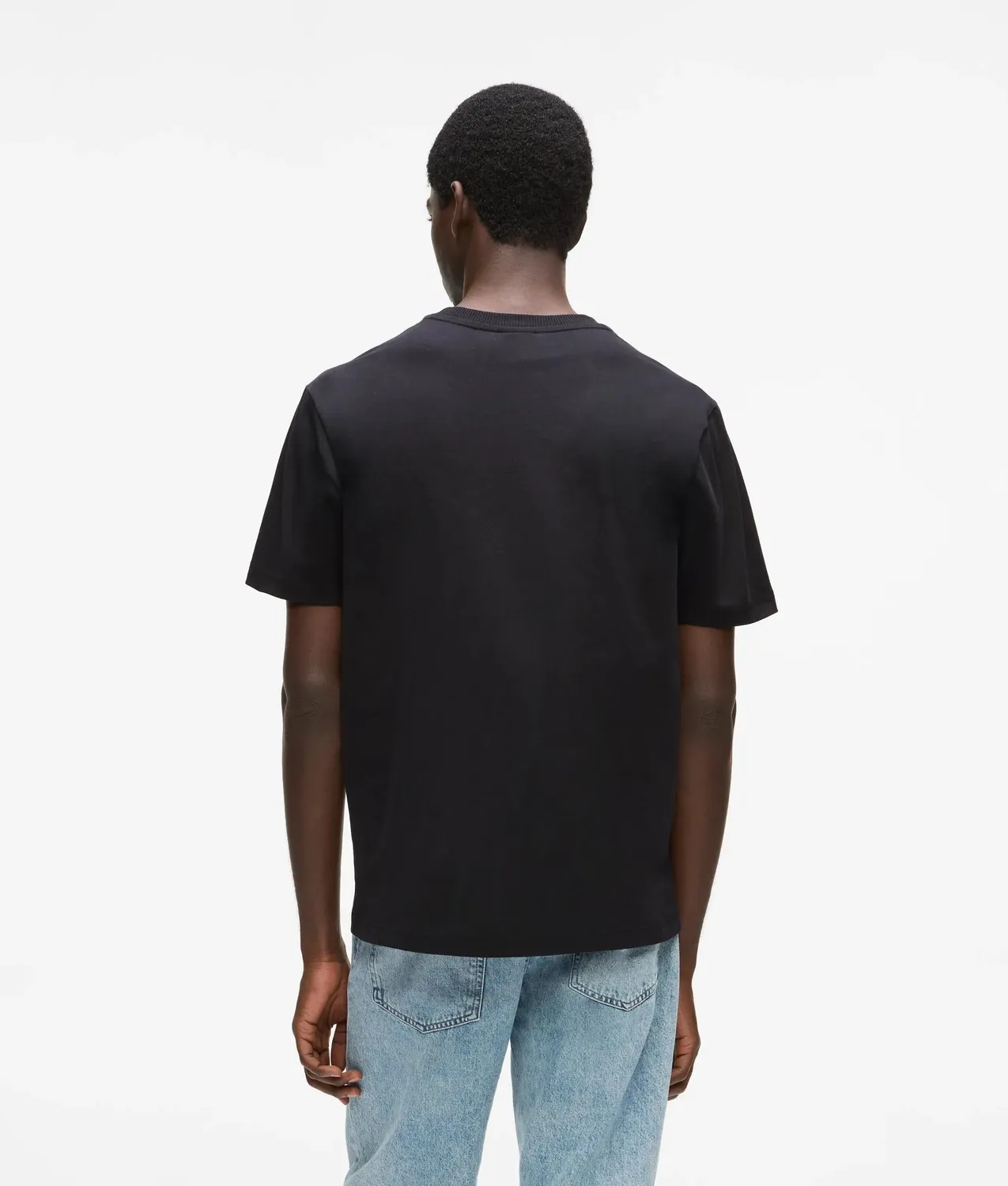 Karl Lagerfeld KL Jeans Stripe Logo T-Shirt Bio-Baumwolle