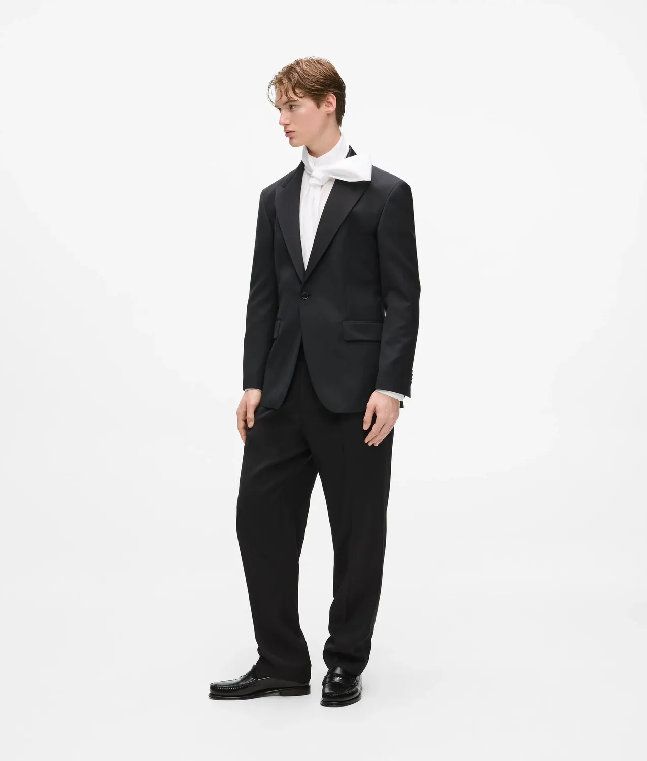 Karl Lagerfeld KL Studio Tie-Neck Hemd mit Schal