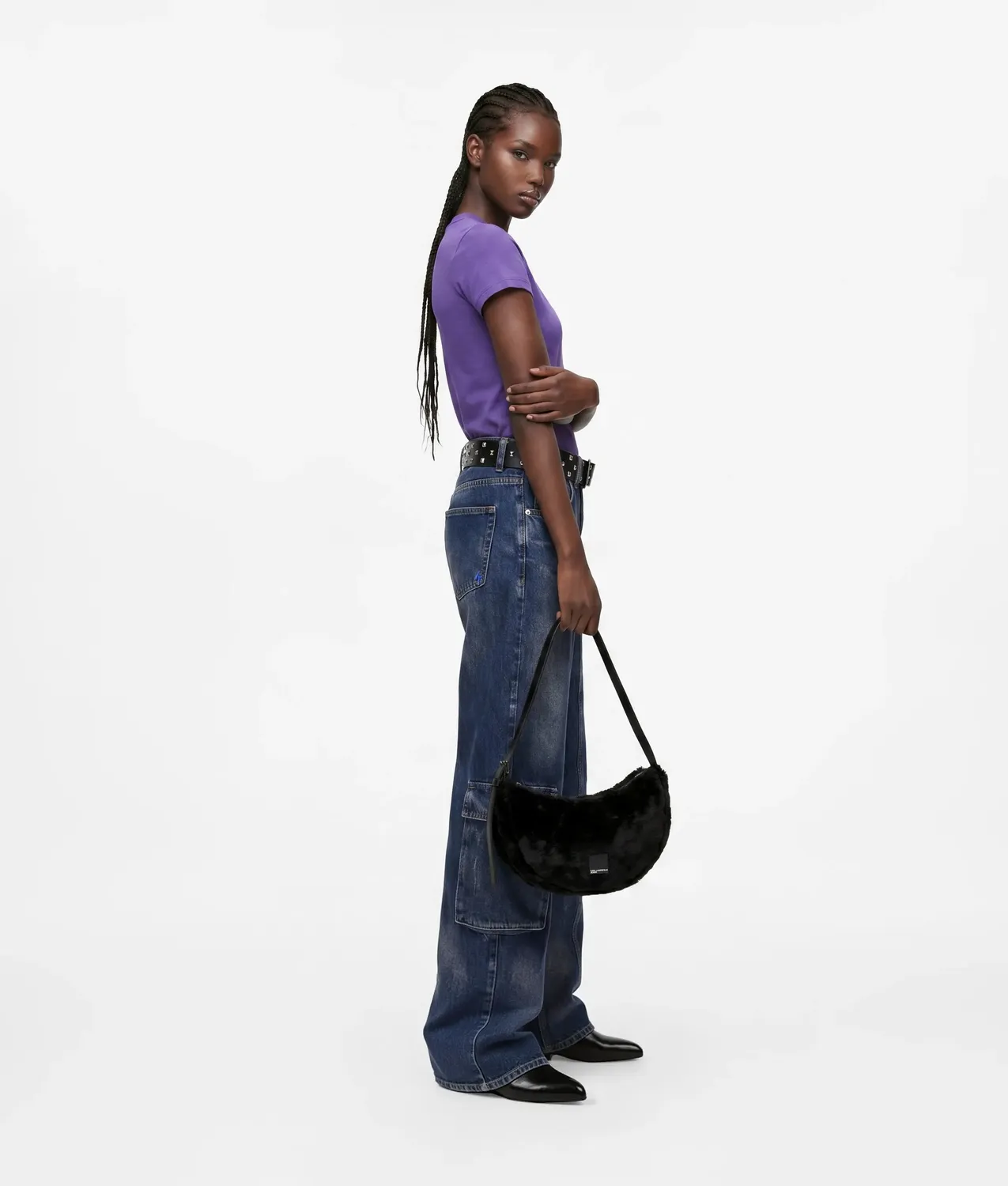 Karl Lagerfeld Jeans Box Logo Slingbag Fell Umhängetasche