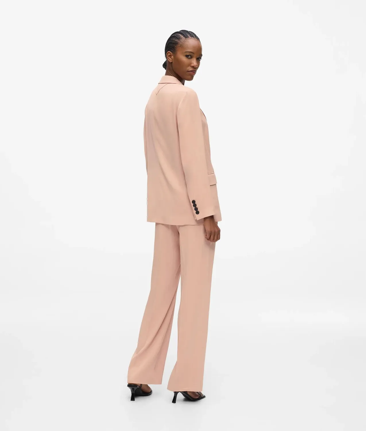 Karl Lagerfeld Satin-Blend Pants Viskose-Satin Crepe Gr 0-10