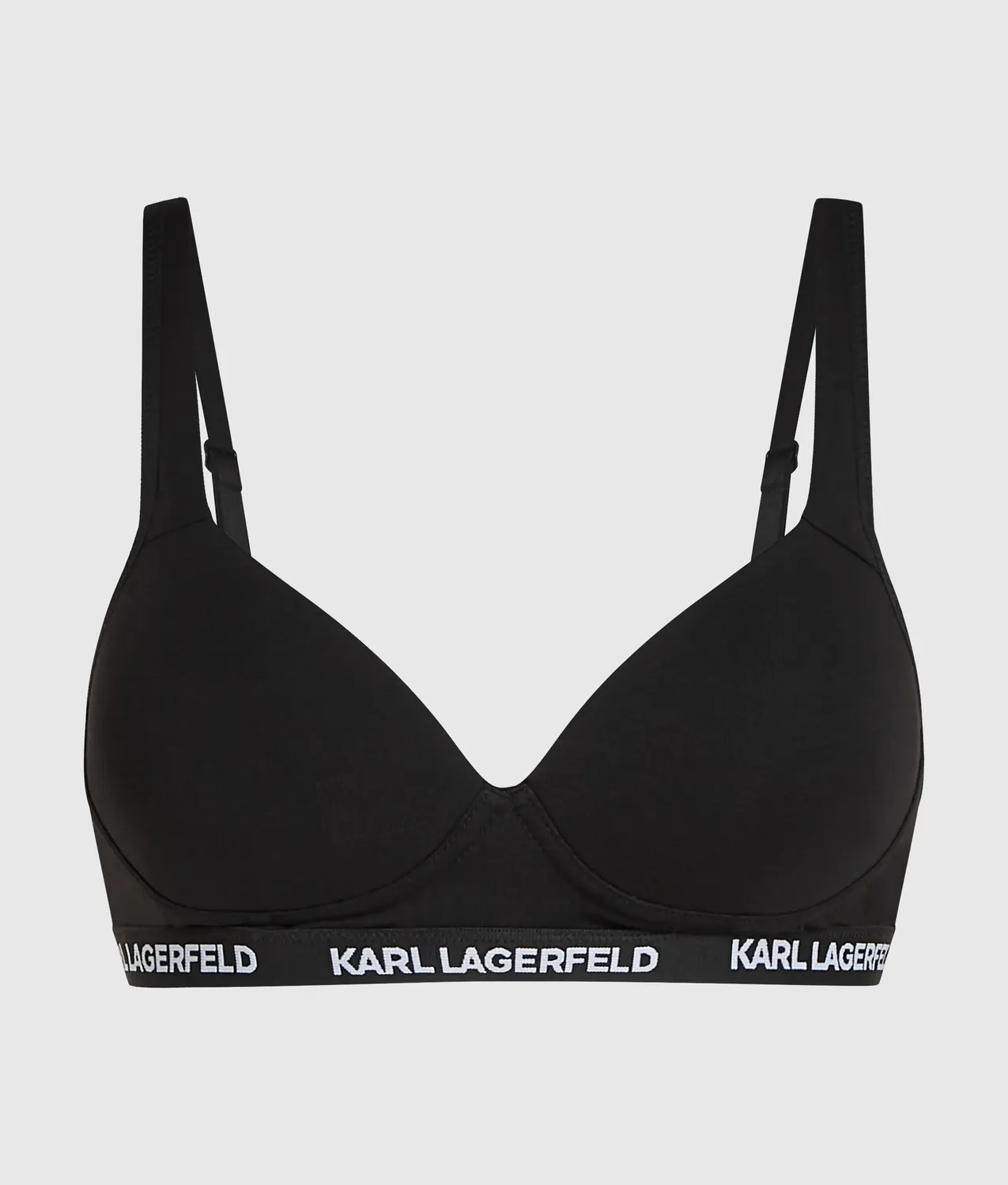 Karl Lagerfeld Logo BH gepolstert Bio-Baumwolle