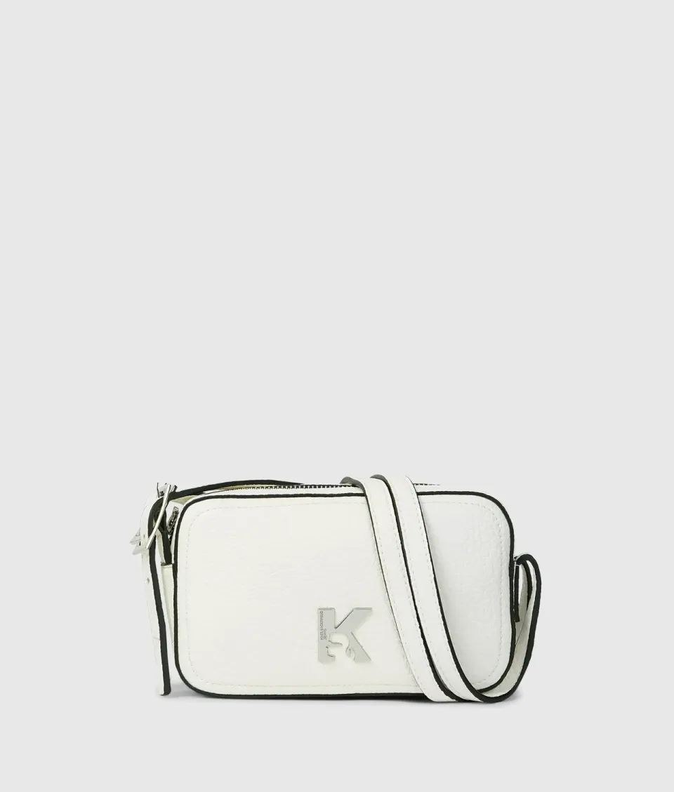 Karl Lagerfeld K Logo Camera Bag genarbt verstellbar