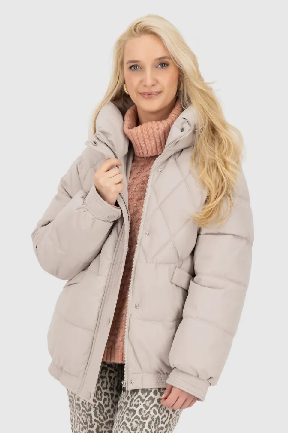 Alife & Kickin HedwigAK A Winterjacke Grau Stepp