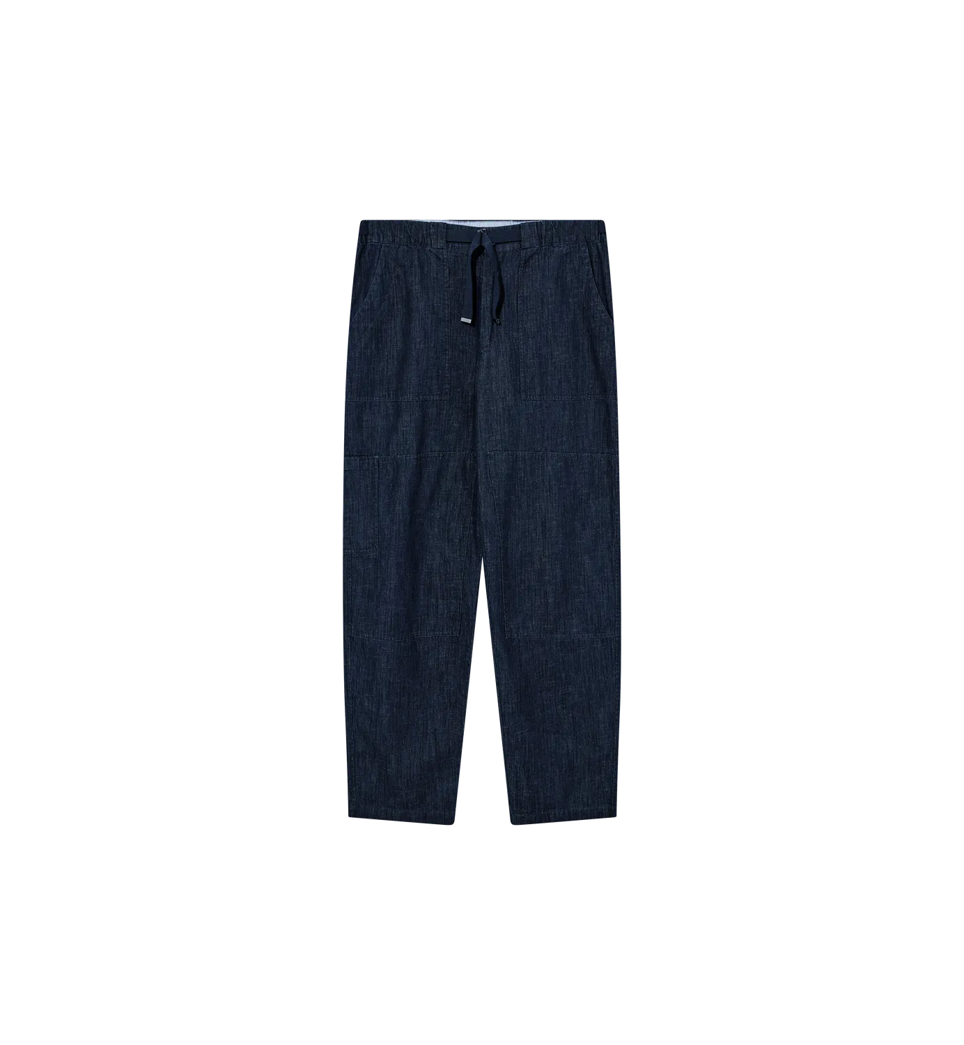 Mos Mosh MMGLuca Chambray Hose Indigo Blue Regular