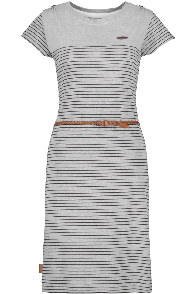 Alife & Kickin LeoniceAK B Shirtkleid grau gemustert