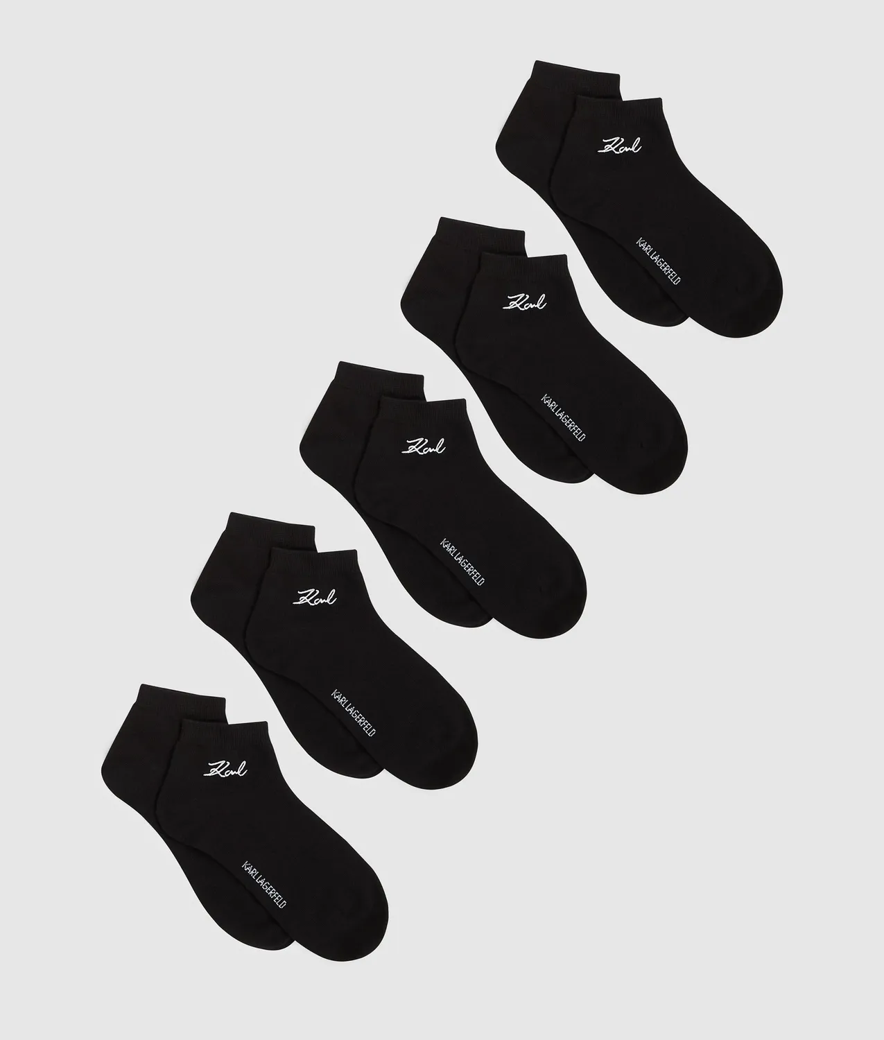 Karl Lagerfeld Signature Socken kurz 5er-Pack