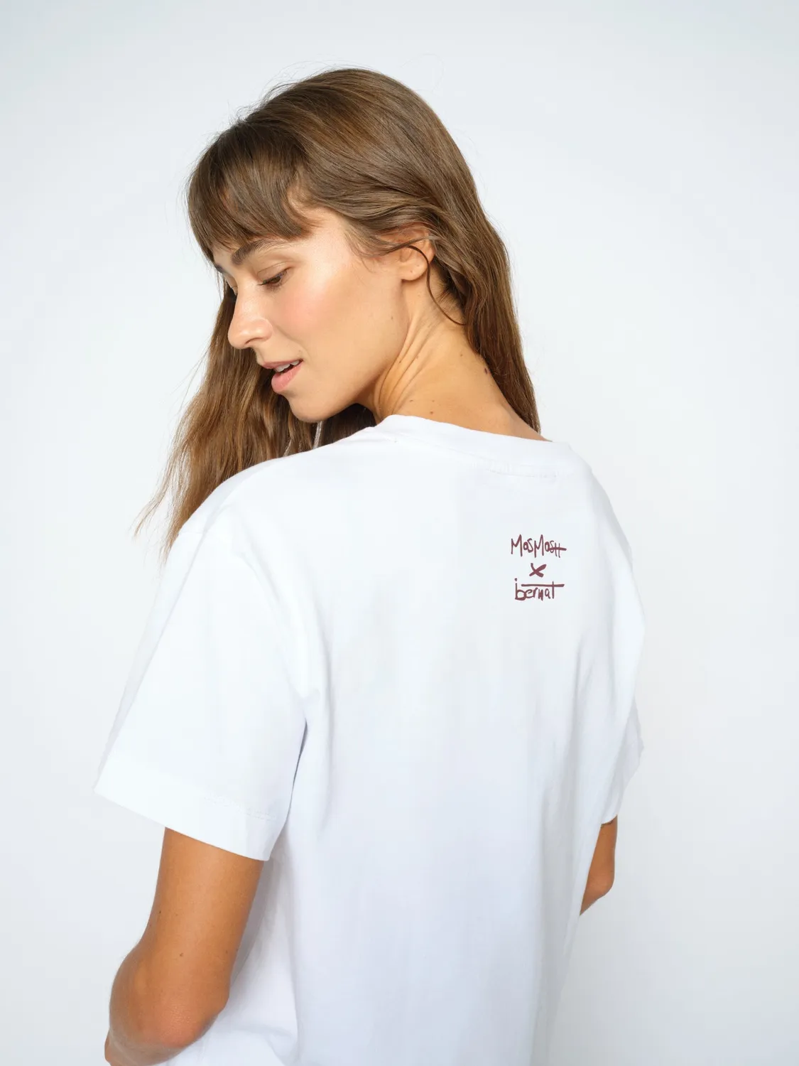 Mos Mosh MMBernat O-Neck Tee weiß relaxed Print
