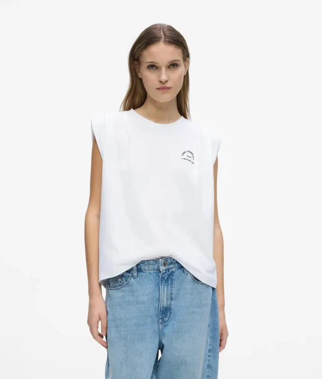 Karl Lagerfeld Rue St-Guillaume Tank Top Bio-Baumwolle