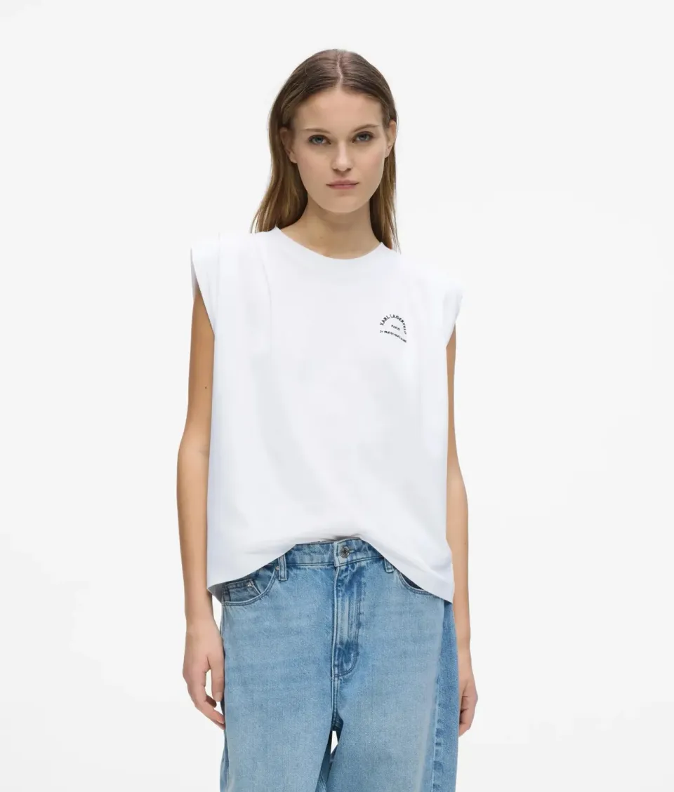 Karl Lagerfeld Rue St-Guillaume Tank Top Bio-Baumwolle
