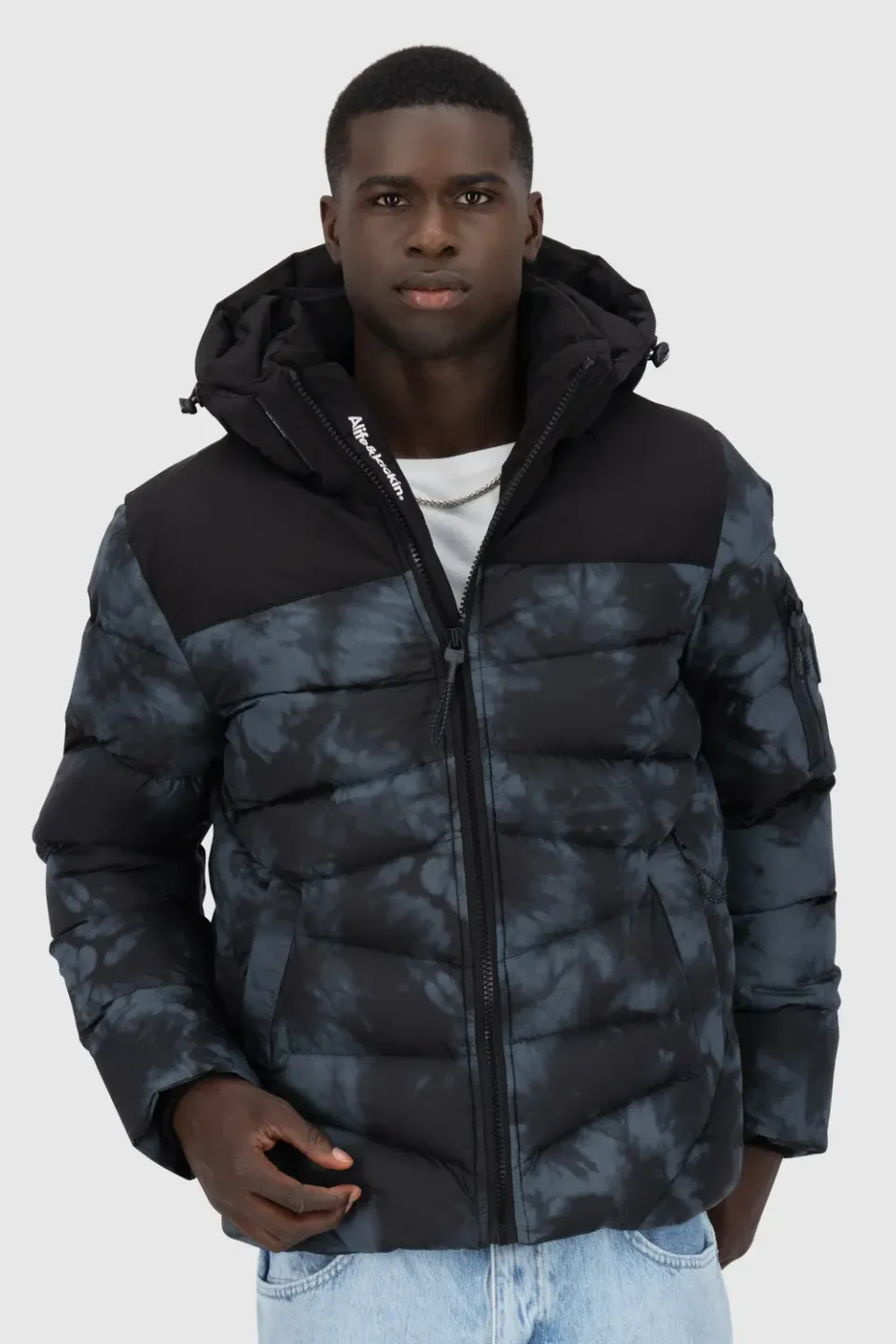 Alife & Kickin HenryAK B Pufferjacke Schwarz gefüttert