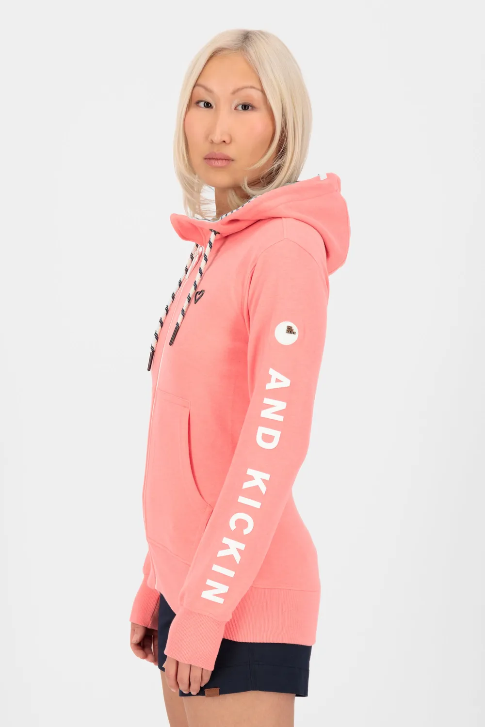 Alife & Kickin JessyAK A Sweatjacke Damen Orange Sweat