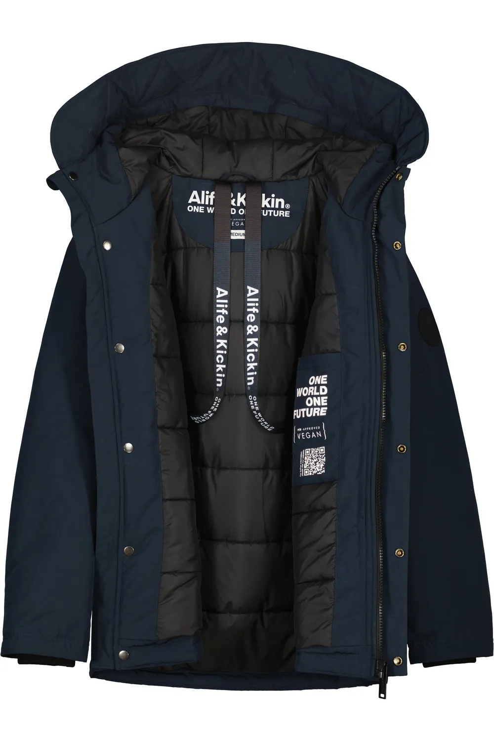 Alife & Kickin NilasAK A Winterjacke dunkelblau Herrenparka