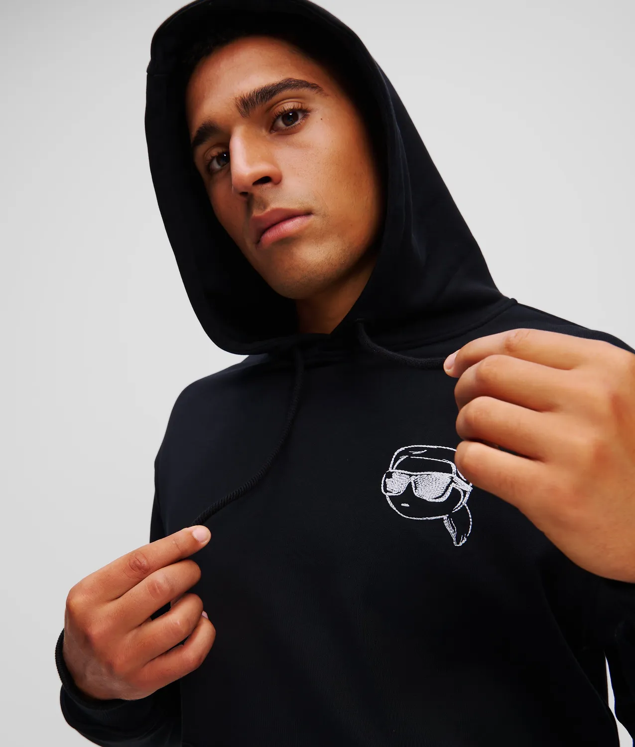 Karl Lagerfeld Ikon Hoodie Kängurutasche Herren