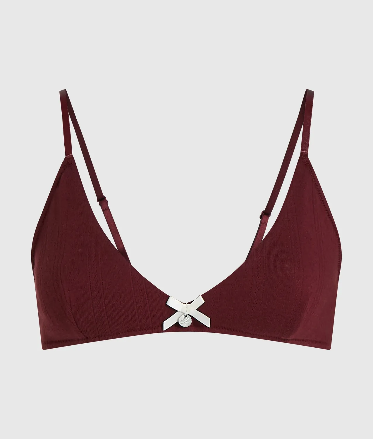 Karl Lagerfeld Autograph Pointelle Bralette Spitze Rosa