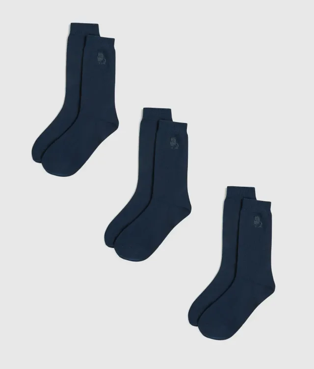 Karl Lagerfeld Ikon Kameo Socken 3er-Pack mittellang