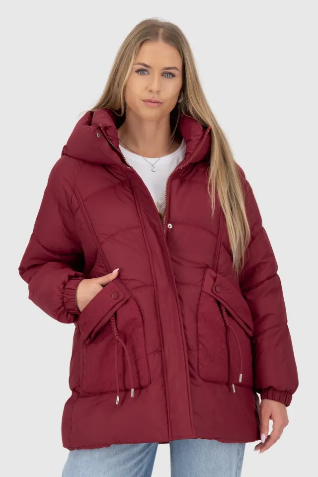 Alife & Kickin GlorianaAK A Winterjacke rot Stepp