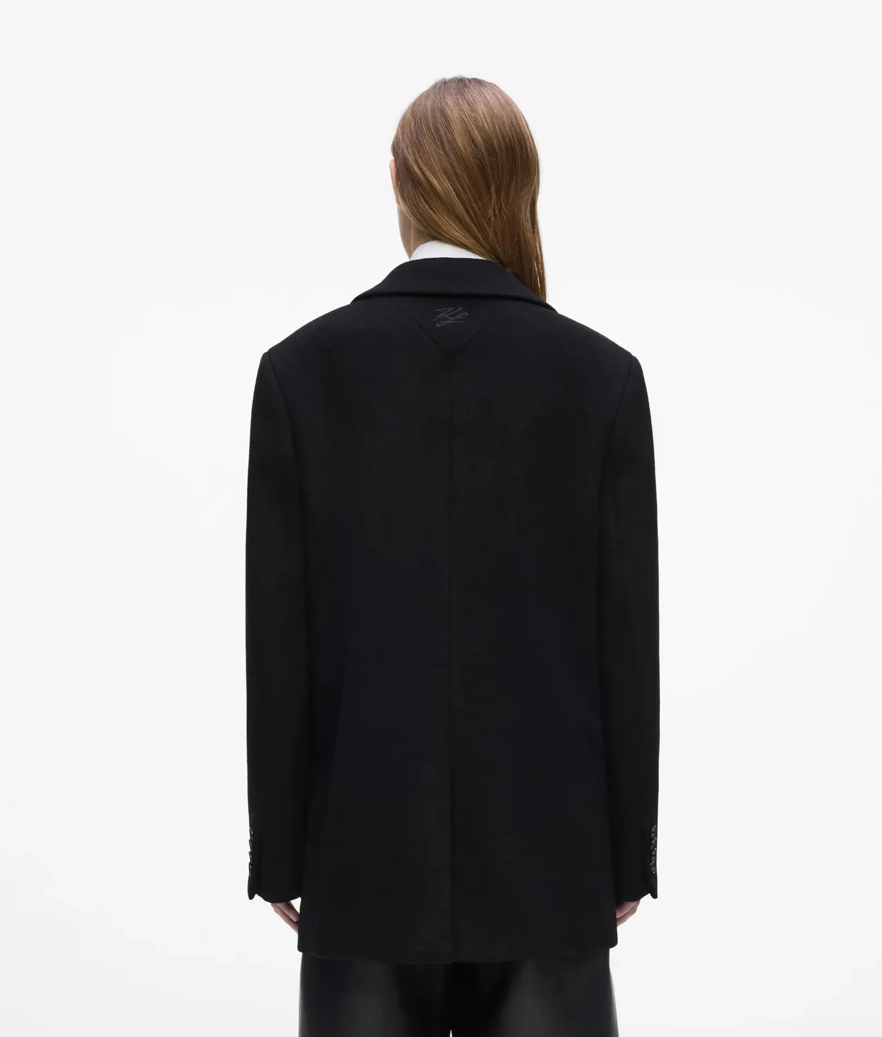 Karl Lagerfeld Karl Classics Short Wool-Blend Kurzmantel Wolle