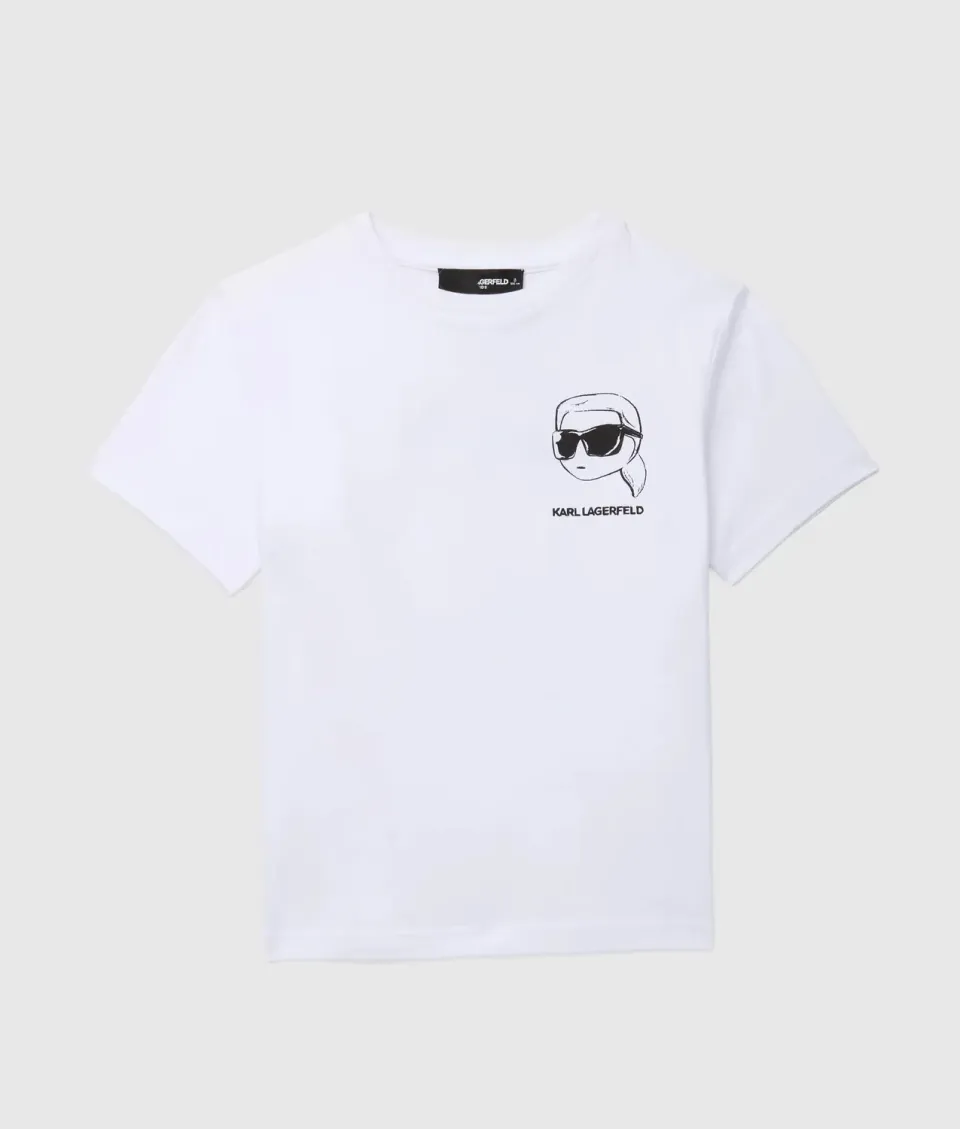 Karl Lagerfeld Boys Ikon Outline T-Shirt Größe 8Y