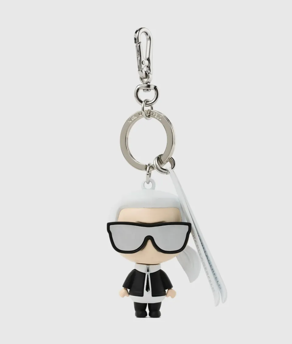 Karl Lagerfeld Ikon Ski Schlüsselanhänger 3D Gummi