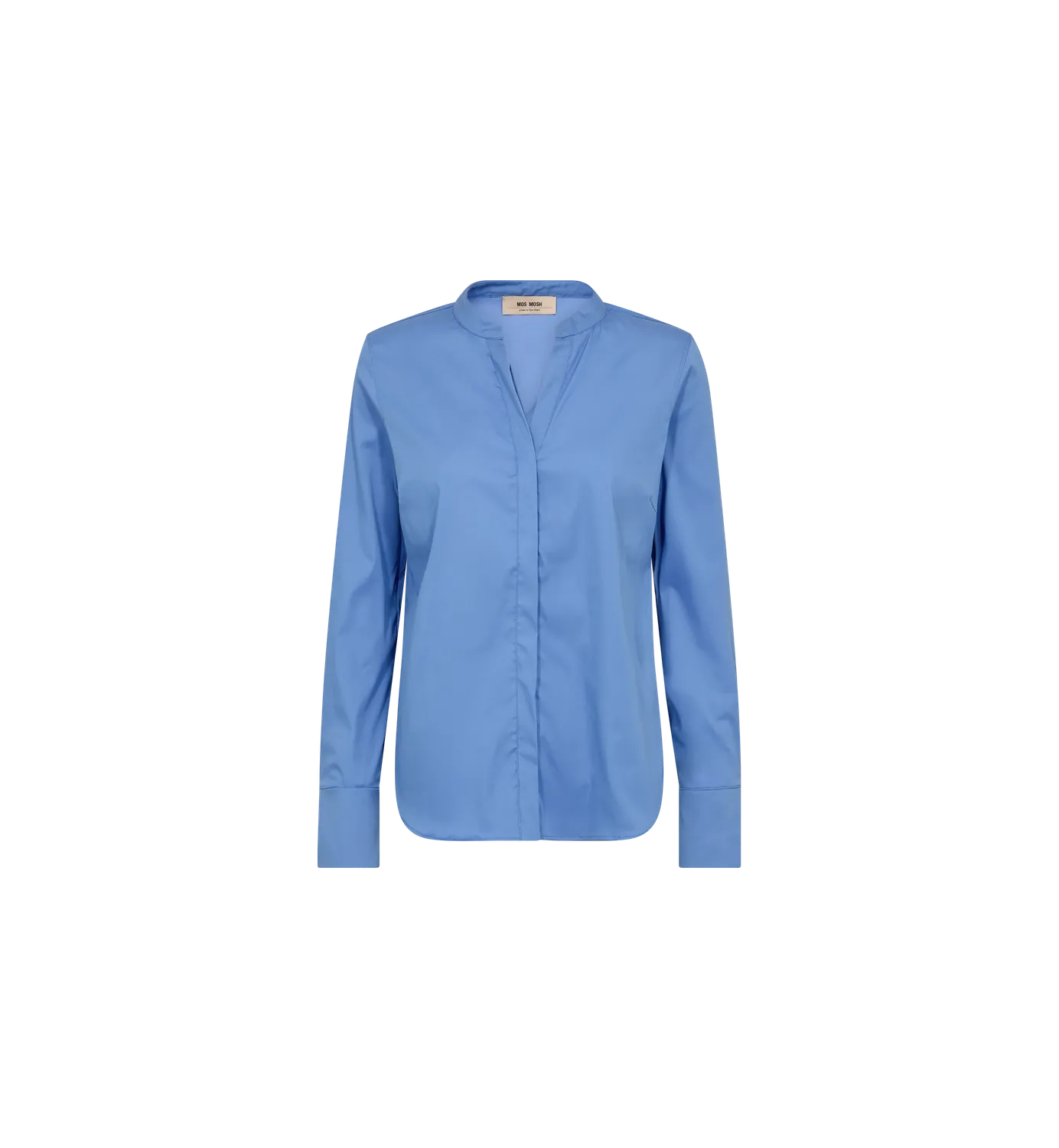 Mos Mosh Matthea Bluse Ultramarine fitted V-Ausschnitt