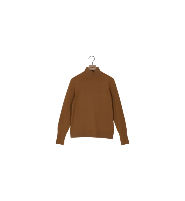 Mos Mosh MMRelena Highneck Strickpullover S Chipmunk Wolle