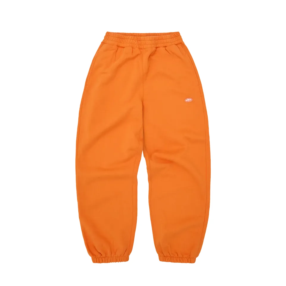 Corteiz Mini Island Sweatpant Orange Baggy 440 GSM