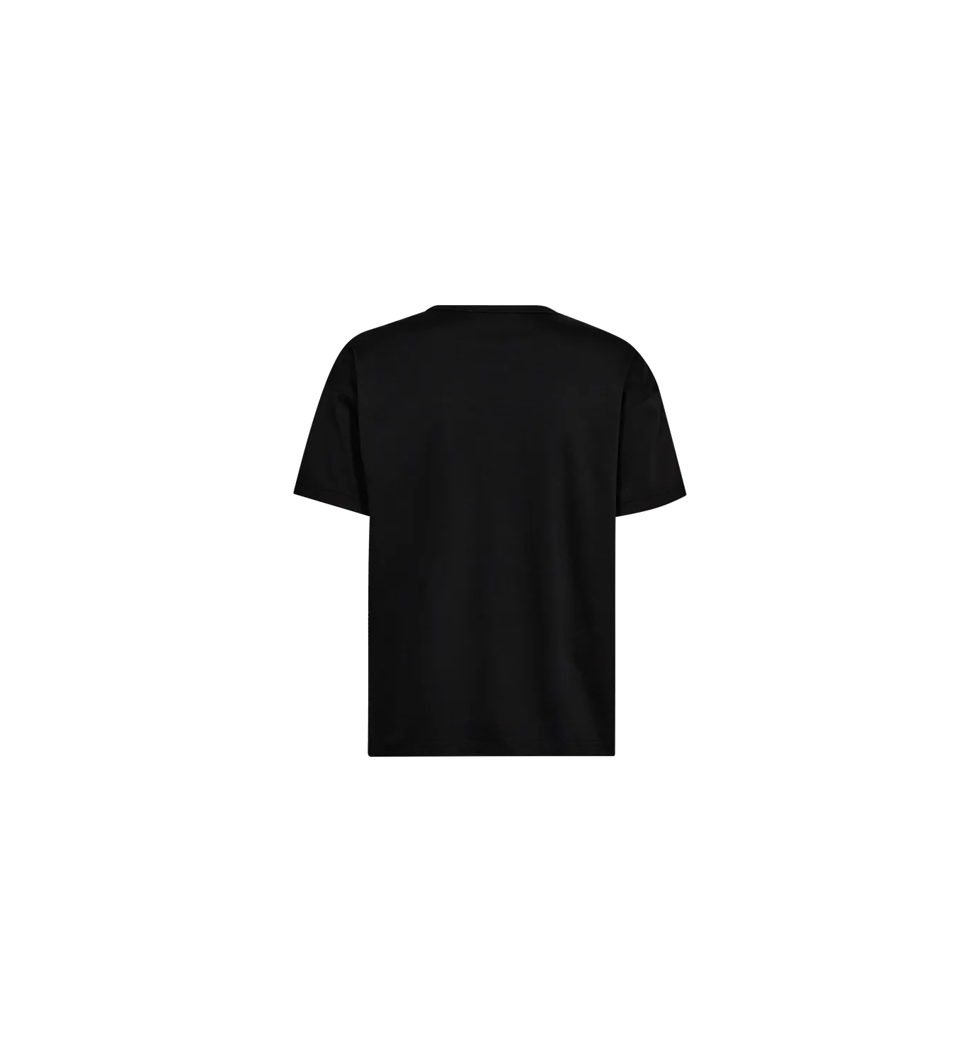 Mos Mosh MMAina O-Neck T-Shirt Weiß Baumwolle
