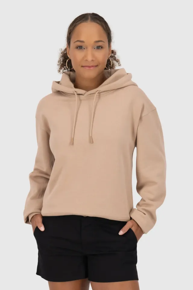 Alife & Kickin ThaneeAK A Hoodie Beige Damen Baumwolle