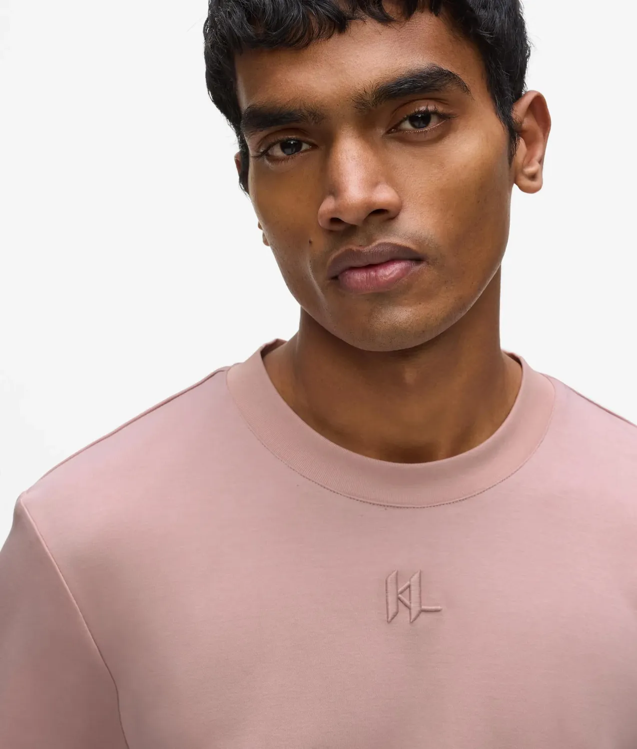 Karl Lagerfeld Monogram Modal T-Shirt XS-XXL Ton-in-Ton