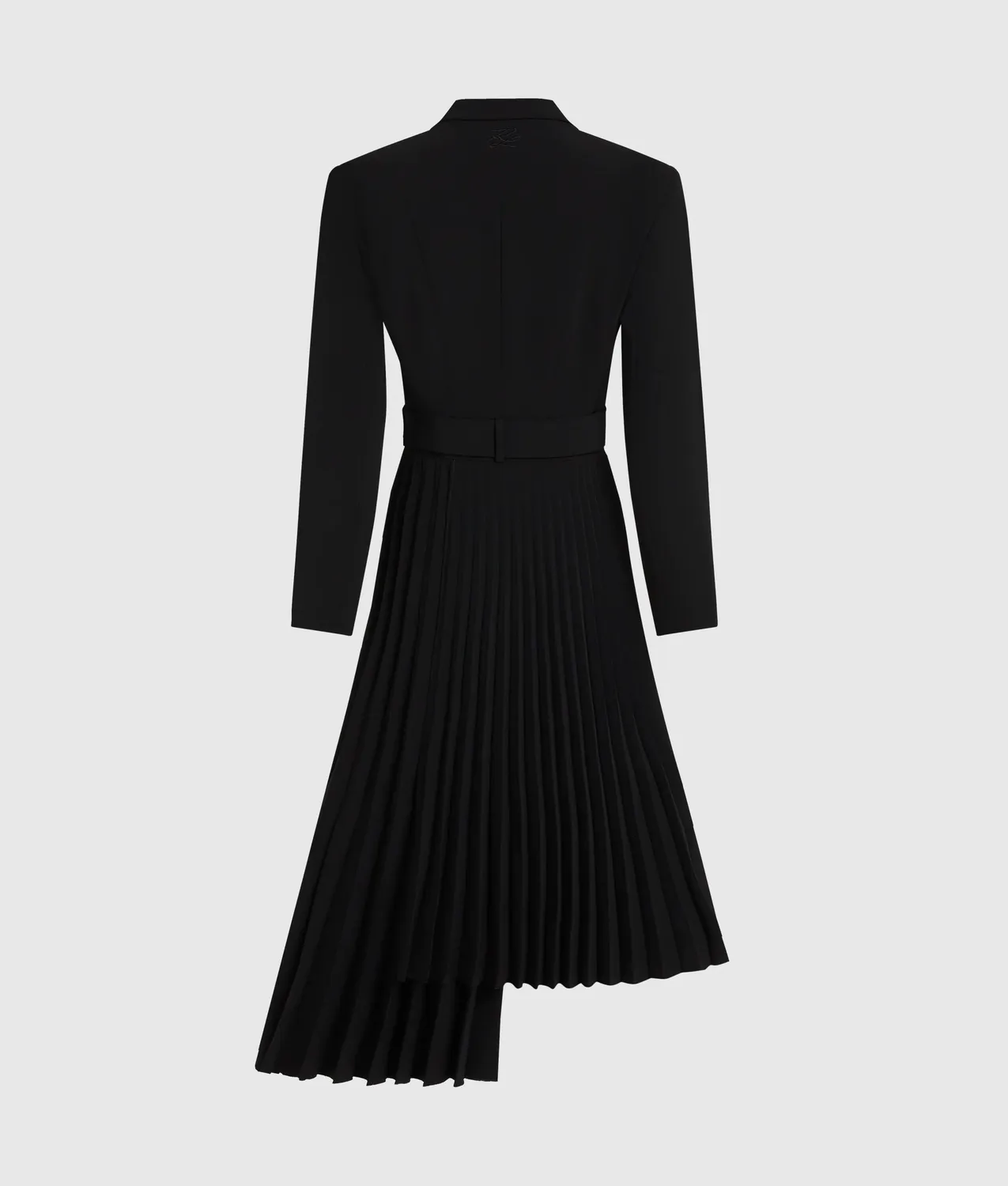 Karl Lagerfeld Asymmetric Kleid plissiert Gr 0-10 figurbetont