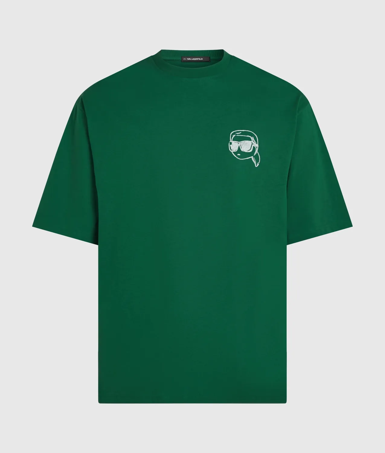 Karl Lagerfeld Ikon T-Shirt Unisex Crew-Neck Rücken-Print