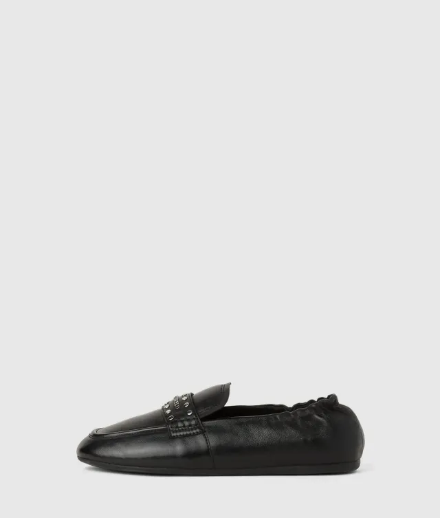 Karl Lagerfeld Marlee Loafer Leder Nieten Größe 38